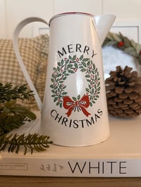 Christmas Wreath Jug