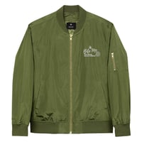 Image 2 of Bite Me Podcast recycled bomber jacket
