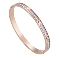 Image 1 of Crystal Heart Bangle