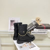 Image 8 of CC Chain Leather Boots