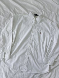 Image 2 of White polo shirt // M