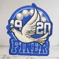 Blue 1920 Dove 4x5 Iron-On Patch