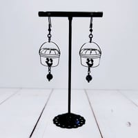 Image 2 of Boo Bucket Earrings