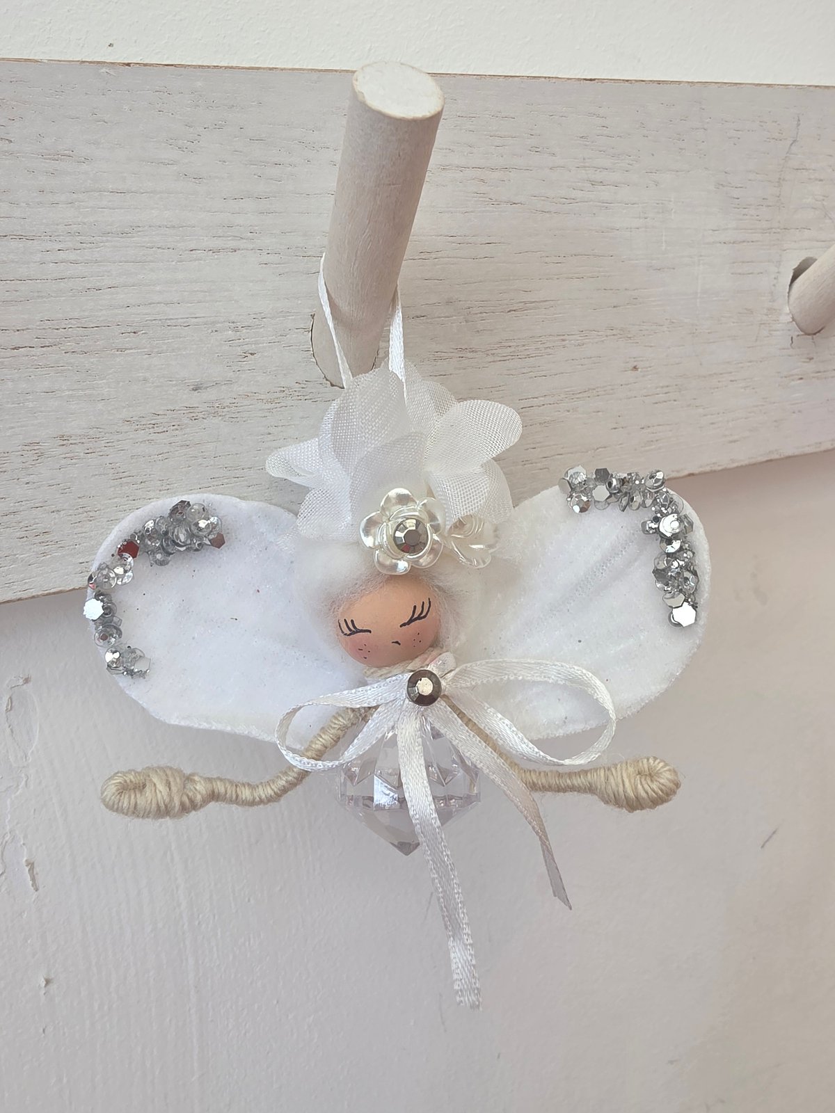 Image of Mini white fairy diamond drop