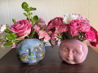 Image 1 of Doll Head Vase