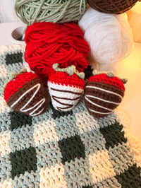 Image 2 of Chocolate Dipped Strawberry KeyChain 