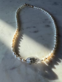 Image 3 of HORIZONS- petite gray tibetan + pearls