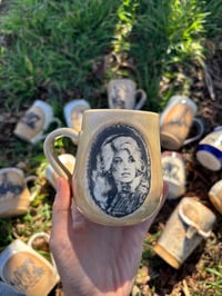Image 1 of Golden Dolly Parton mug