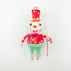 Extra Plump Cheery Red Polka Dot Snowman