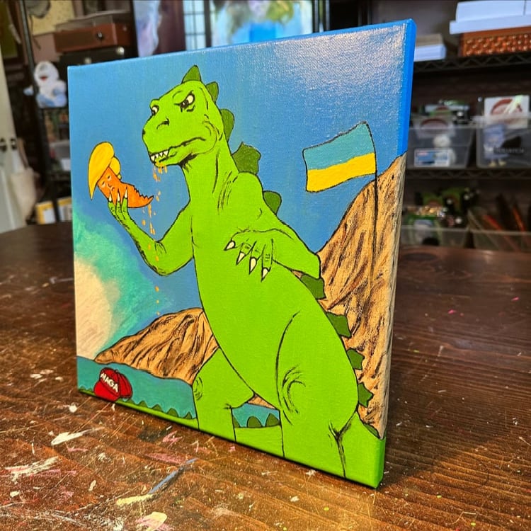 Godzilla VS MAGA Cheeto