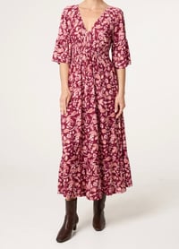 BRIGHT PAISLEY PRINT MAGIC DRESS