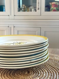 Image 6 of 10 assiettes plates - Années 50