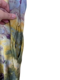 Image 5 of S 100% Cotton Short T-Shirt Dress with Pockets in Appalachian Sunset Watercolor