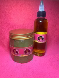 Image 1 of K&M HAIR GROWTH OIL & GREASE (COMBO) 4oz