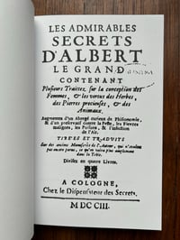 Image 3 of Le Grand Albert, fac similé du grimoire d’époque, 1997
