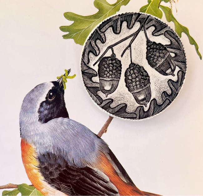 FROM LITTLE ACORNS BROOCH 