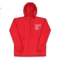 Image 5 of Words Are Rich x Champion Windbreaker