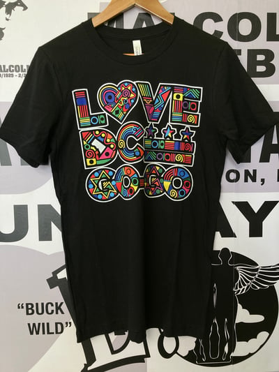 Image of LOVE DC GOGO "TAINO" Black T-Shirt