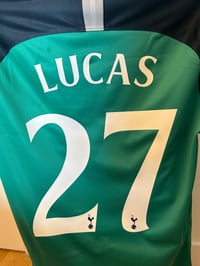 Image 6 of Tottenham Hotspur “LUCAS 27” 2018/19 Third Shirt + patches (L)