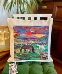 Image 1 of Sunset Ponies Cushion