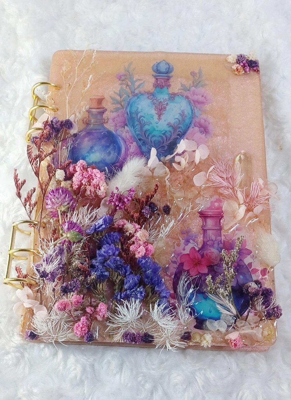 Image of Floral Potion Bottle Notebook