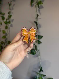 Gingerbread house bow