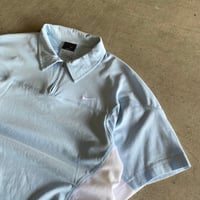 Image 2 of NIKE TWO-TONE 1/4 ZIP POLO SHIRT