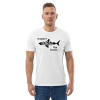 Image 1 of Unisex Organic Cotton "Respect the locals" 02652 T-shirt
