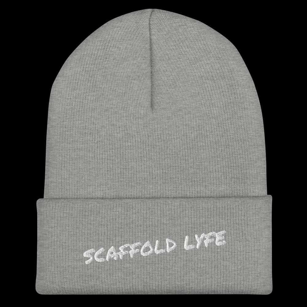 Image of SL SLANT EMBROIDERED Cuffed Beanie