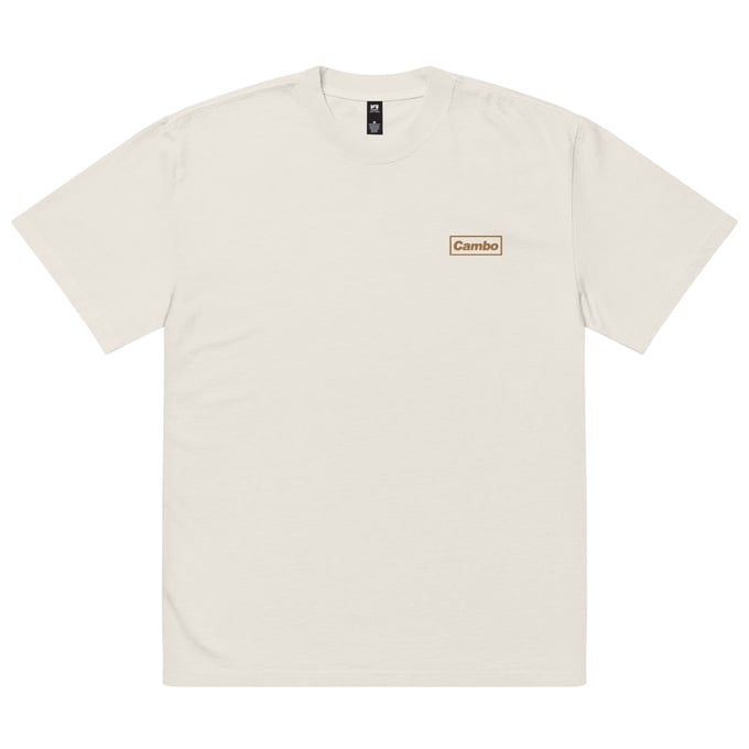 Image of Oversized Faded T-Shirt [Embr-Logo]