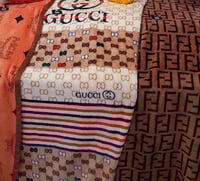 Image 1 of Designer Alternative Fleece Throw Blanket 