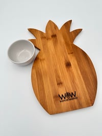 Image 2 of Pineapple Shaped Board with Bowl