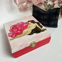 ROSE WOMAN JEWELRY BOX 