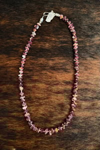 Image 1 of Purple Spiny Oyster Nugget Necklace
