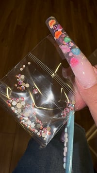 Image 1 of Crystal Ab- HIGHEST QUALITY Round Flat