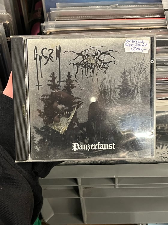 Image of CD Darkthrone Panzerfaust ORIGINAL+SIGNED