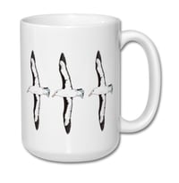 Image 1 of Black-browed Albatross Mug (Large - 15oz) Multi-bird Image