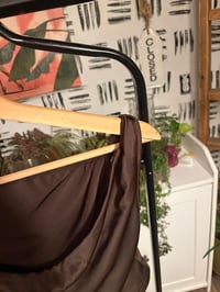 Image 3 of Black crop twist shoulder top