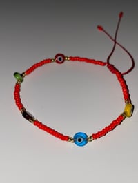 Image 2 of 🌈 evil eye red bracelet 