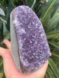 Image 5 of Amethyst Base Cut Polished Edge #1278
