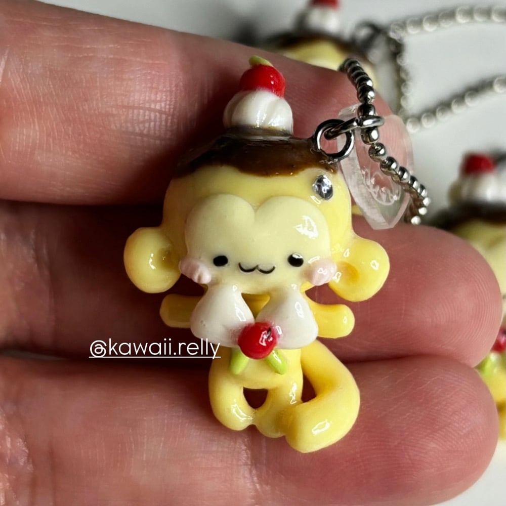 Image of Pudding Momo - ball keychain 