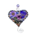 Image 1 of Real flower Heart - various colours