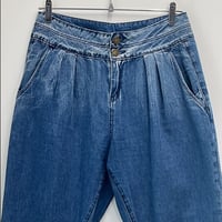 Image 4 of BLANK NYC the balloon blue jeans