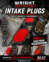 Image 1 of 2003-2007 6.0 Powerstroke intake storage port plugs 