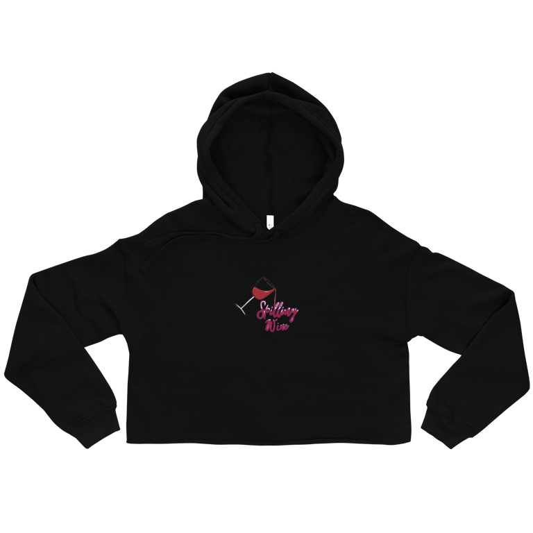 Spilling Wine Cropped Hoodie