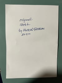 Image 2 of  Blueberry Muffin,  birthday sketch Original