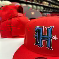 Image 1 of New Era 9Fifty Battle Red Htown