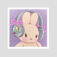 listening to music ~ art print