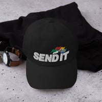 Image 1 of Send It Dad hat - Black 