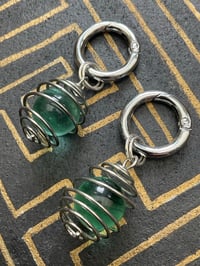 Image 2 of Ramune soda marble glass cage ear weights